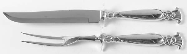 Romance of The Sea (Sterling, 1950) Small Steak 2-Piece Carving Set w/Stainless Blade