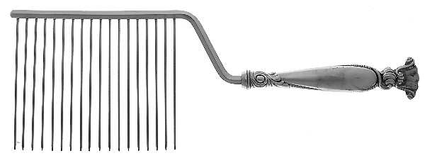Romance of The Sea (Sterling, 1950) Cake Breaker with Silverplate Prongs