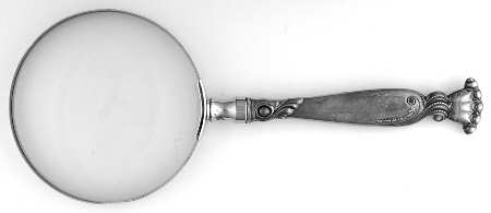 Romance of The Sea (Sterling, 1950) Large Magnifying Glass with Sterling Handle