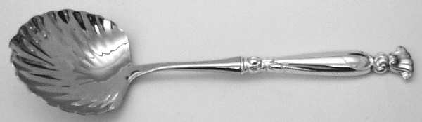 Romance of The Sea (Sterling, 1950) Casserole Spoon with Stainless Shell Bowl
