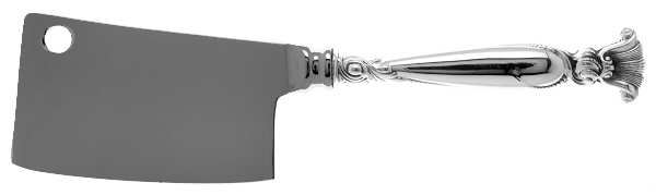 Romance of The Sea (Sterling, 1950) Cheese Cleaver with Stainless Blade