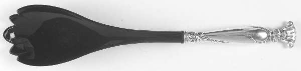 Romance of The Sea (Sterling, 1950) Salad Serving Fork with Plastic Prongs