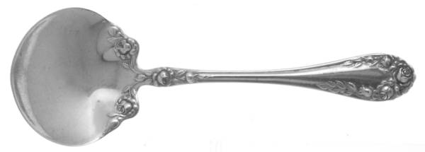 Rose (Sterling, 1898-1888) Round Bowl Soup Spoon (Bouillon)