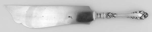 Rose (Sterling, 1898-1888) Large Ice Cream Slicer with Silverplate Blade