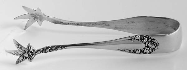 Rose (Sterling, 1898-1888) Large Sugar Tongs