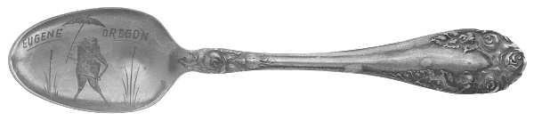 Rose (Sterling, 1898-1888) Souvenir Spoon (Demitasse)