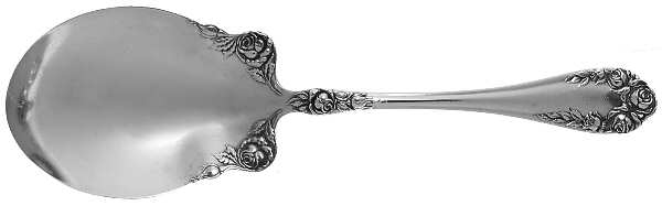 Rose (Sterling, 1898-1888) Large Solid Berry/Casserole Spoon