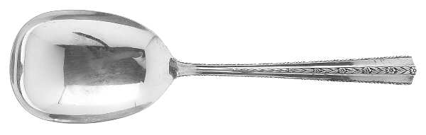 Roseanne (Silverplate, 1938) Solid Smooth Casserole Spoon by Wallace Silver