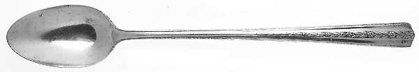 Roseanne (Silverplate, 1938) Iced Tea Spoon by Wallace Silver