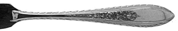 Rosebrook (Silverplate 1933) Flat Handle Butter Spreader