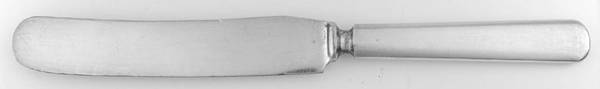 Rw & S Four (Silverplate) Old French Solid Knife