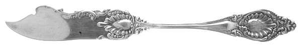 Sappho (Sterling, 1895) Flat Handle Master Butter Knife