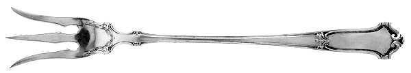 Saxon (Sterling, 1910) Large Lettuce Serving Fork