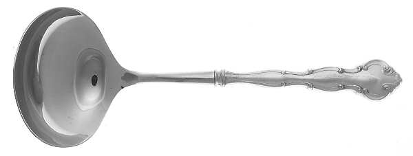 Scarborough (Sterling II, 1976) Hollow Handle Gravy Ladle with Stainless Bowl