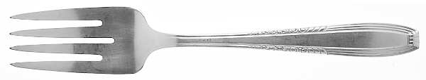Serenade I (Silverplate, 1944) Medium Solid Cold Meat Serving Fork
