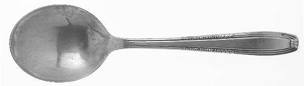 Serenade I (Silverplate, 1944) Round Bowl Soup Spoon (Cream Soup)