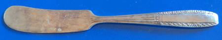 Sharon (Silverplate, Harmony House, 1926) Flat Handle Butter Spreader