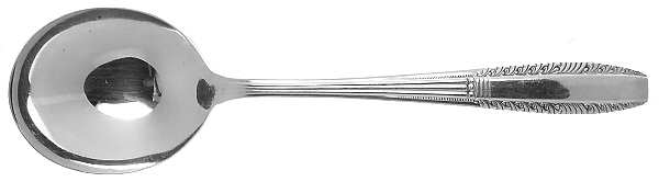 Sharon (Silverplate, Harmony House, 1926) Round Bowl Soup Spoon (Gumbo)