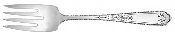 Sharon (Silverplate, Wallingford, 1926) Small Solid Cold Meat Serving Fork