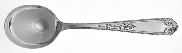 Sharon (Silverplate, Wallingford, 1926) Round Bowl Soup Spoon (Gumbo)