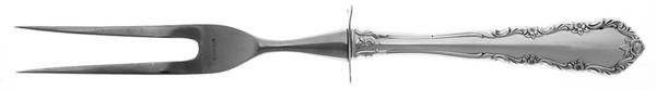 Shenandoah (Sterling, 1966) Small Steak Carving Fork with Stainless Prongs