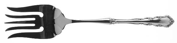 Shenandoah (Sterling, 1966) Large Stainless-Tine Cold Meat Serving Fork
