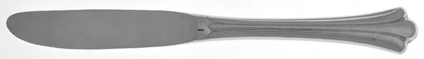 Shellbrook (Stainless) Modern Hollow Butter Spreader (Stainless)