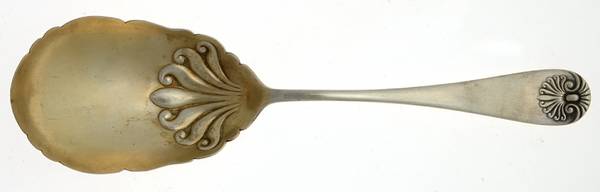 Shell (Silverplate, 1890) Solid Smooth Casserole Spoon