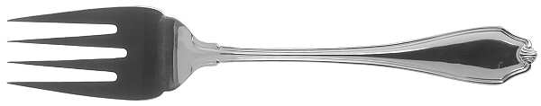 Shellbrook (Stainless) Medium Solid Cold Meat Serving Fork