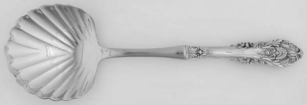 Sir Christopher (Sterling) Casserole Spoon with Stainless Shell Bowl