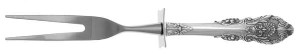 Sir Christopher (Sterling) Carving Fork Small with Stainless Prongs HC