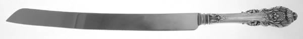 Sir Christopher (Sterling) Cake Knife with Stainless Blade