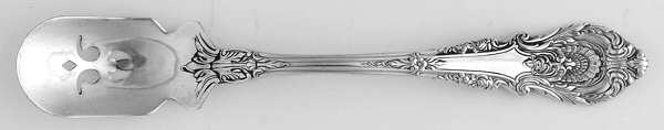 Sir Christopher (Sterling) Short Handled Olive Spoon with Pierced Bowl