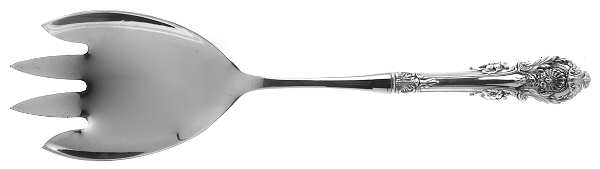 Sir Christopher (Sterling) Salad Serving Fork with Stainless Prongs