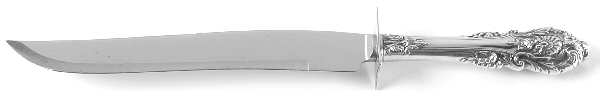 Sir Christopher (Sterling) Large Stainless Blade Roast Carving Knife