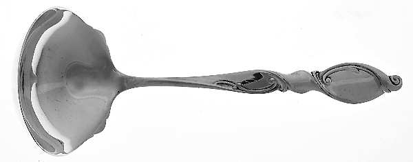 Silver Swirl (Sterling) Solid Gravy Ladle by Wallace Silver