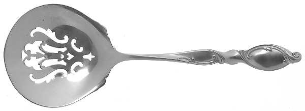 Silver Swirl (Sterling) Solid Bon Bon Spoon by Wallace Silver