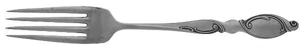 Silver Swirl (Sterling) Fork