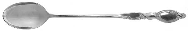 Silver Swirl (Sterling) Iced Tea Spoon