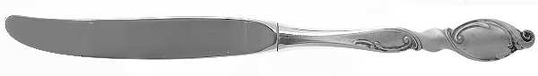Silver Swirl (Sterling) Modern Hollow Knife