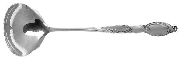 Silver Swirl (Sterling) Solid Piece Cream Ladle