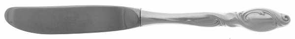 Silver Swirl (Sterling) Modern Hollow Butter Spreader (Stainless) by Wallace Silver