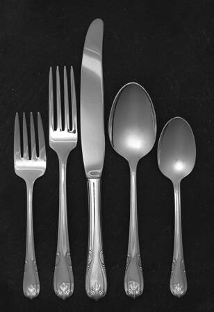 Sonata (Silverplate, 1947) 40 Piece Estate Set