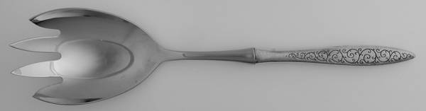 Spanish Lace (Sterling, 1964) Salad Serving Fork with Stainless Prongs
