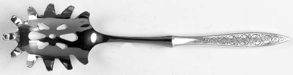 Spanish Lace (Sterling, 1964) Pasta Server with Stainless Bowl