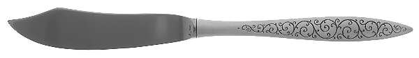 Spanish Lace (Sterling, 1964) Individual Fish Knife with Stainless Blade by Wallace Silver