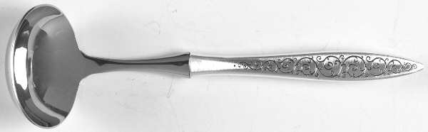 Spanish Lace (Sterling, 1964) Hollow Handle Gravy Ladle with Stainless Bowl