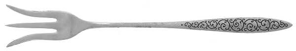 Spanish Lace (Sterling, 1964) Cocktail/Seafood Fork by Wallace Silver