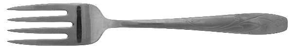 Starglow (Stainless) Medium Solid Cold Meat Serving Fork