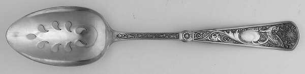 St. George (Sterling, 1890) Pierced Tablespoon (Serving Spoon) CM